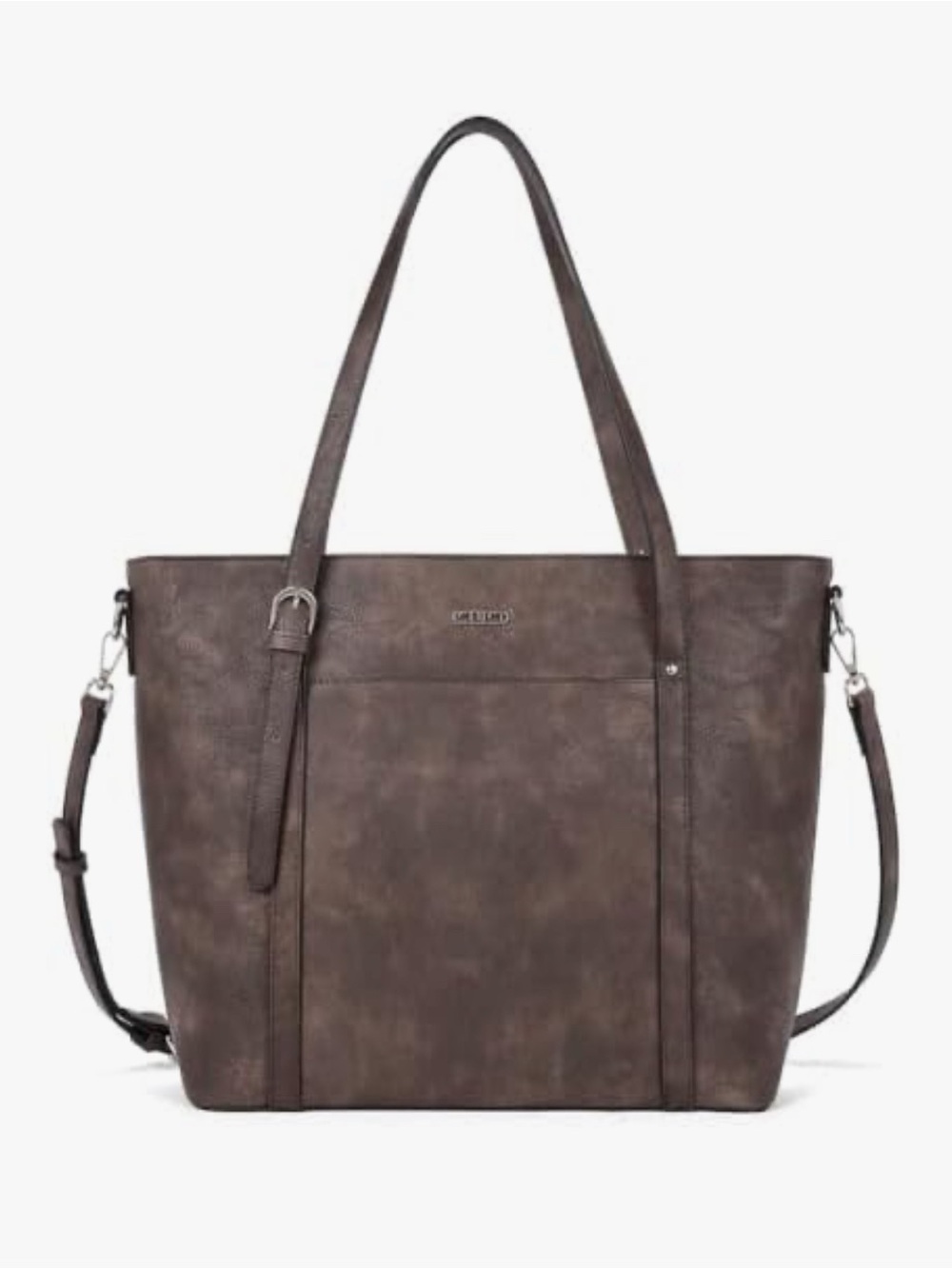 CLUCI Women‘s Leather Laptop Bag15.6 Inch Shoulder Tote Work Bag Briefcase Women